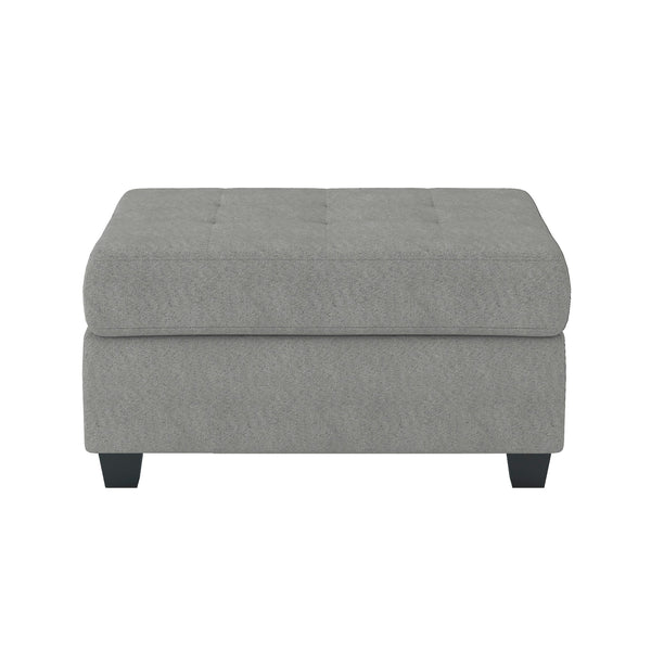 English Elm Aston Tufted Microfiber Storage Ottoman with Lift Top for Living Room Seating B056P416901