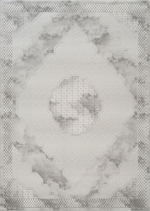 English Elm Geometrix Contemporary Gray Area Rug 7'10"X10'6" - Durable, Stylish, Pet-Friendly Geometric Design B186P316816