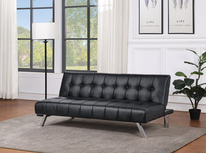 OSP Home Furnishings Sawyer Futon Black