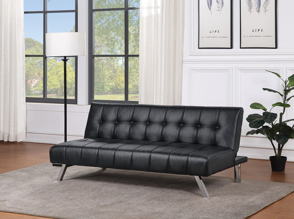 OSP Home Furnishings Sawyer Futon Black