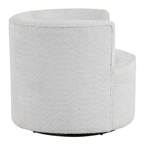 OSP Home Furnishings Cleo Swivel Chair Fog Fog