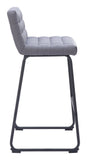 Pago Barstool - Set of 2 Gray 110072 Zuo Modern