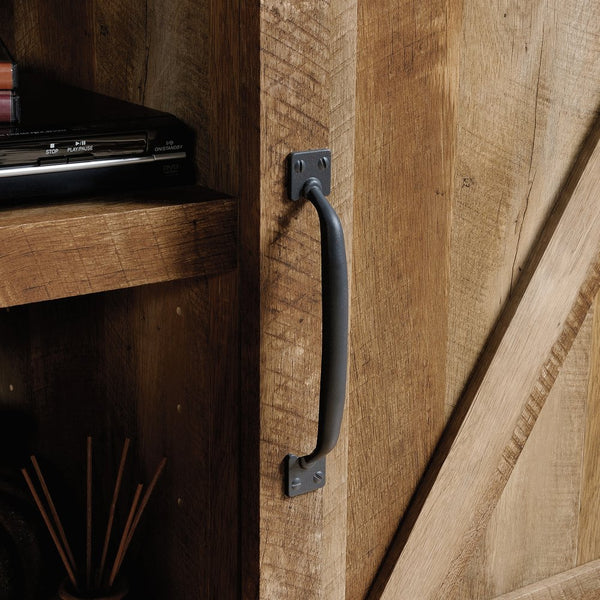 English Elm Credenza, Elegant Brown Tv Stand For 70" Tvs With Adjustable Shelves & Cable Management Solutions B356P402611