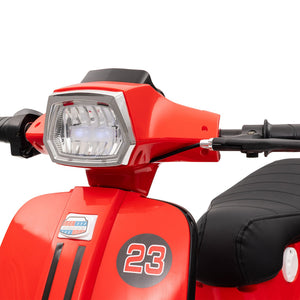 English Elm 24v Kids Electric Dirt Bike with Pneumatic Tires Suspension and Bluetooth for Ages 8-14 W1578P297812