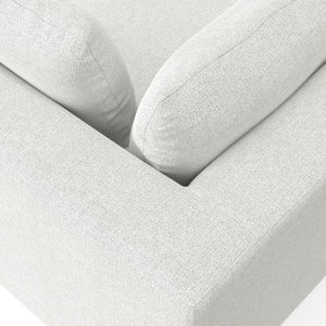 English Elm Jasmine Right Arm Sofa Module - Stylish Cloud Grey Performance Fabric, Custom Configurations & Comfort B136P199225