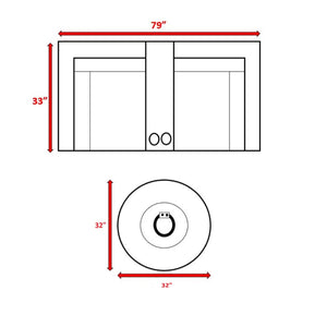 English Elm Fully Assembled 4-Piece Gray Outdoor Seating Set With Cushions & Integrated Fire Pit For Comfort B120S00172