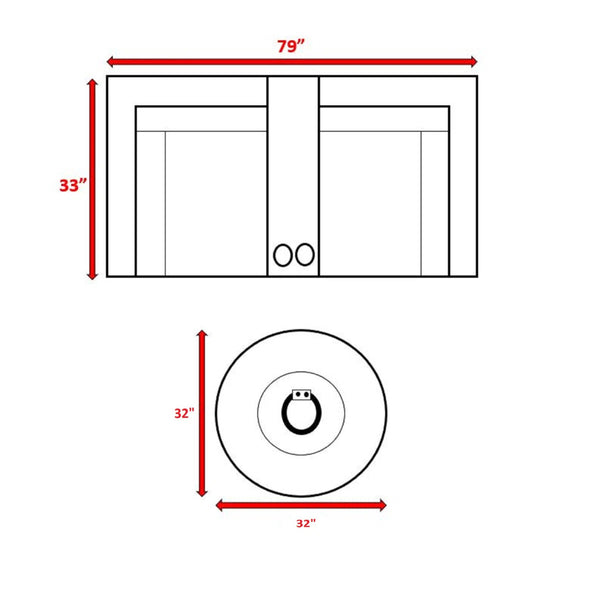 English Elm Fully Assembled 4-Piece Gray Outdoor Seating Set With Cushions & Integrated Fire Pit For Comfort B120S00172
