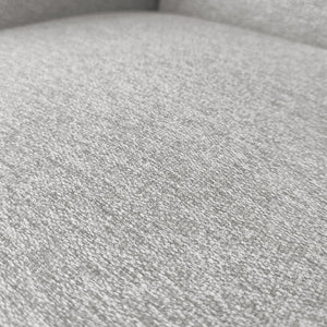 JLA Home Main Street - Cloud ergonomic couch with inflatable, water-resistant fabric, ergonomic support, pump included for easy portability and pet-friendly durability Ash Grey OLX106-0001