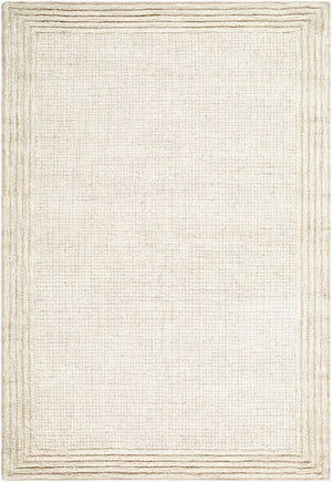 Livabliss Benchcraft Hand Tufted Wool Area Rug Farmhouse Cottage Style for Living Room Ivory, Sandsto 6' x 9' BEC2300-69