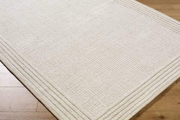 Livabliss Benchcraft Hand Tufted Wool Area Rug Farmhouse Cottage Style for Living Room Ivory, Sandsto 6' x 9' BEC2300-69