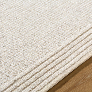 Surya Benchcraft Farmhouse Cottage Handmade Wool Rug 5' X 7'6" - Cozy, Rustic Design For Any Room The Prominent Colors In This Rug Are, 

'Ivory Wool Bec2300-912