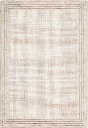 Surya Benchcraft Farmhouse Cottage Handmade Wool Rug 5' X 7'6" - Cozy, Rustic Design For Any Room The Prominent Colors In This Rug Are, Sand Wool Bec2301-576
