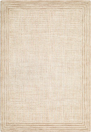 Livabliss Benchcraft Hand Tufted Wool Area Rug Farmhouse Style for Living or Bedroom Sand, Beige 8' x 10' BEC2301-810