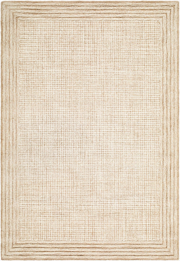 Livabliss Benchcraft Hand Tufted Wool Area Rug Farmhouse Style for Living or Bedroom Sand, Beige 8' x 10' BEC2301-810