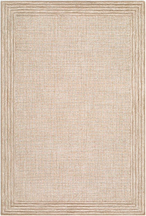 Livabliss Benchcraft Hand Tufted Wool Area Rug Farmhouse Cottage Style for Living Room Beige, Sandsto 5' x 7'6" BEC2302-576