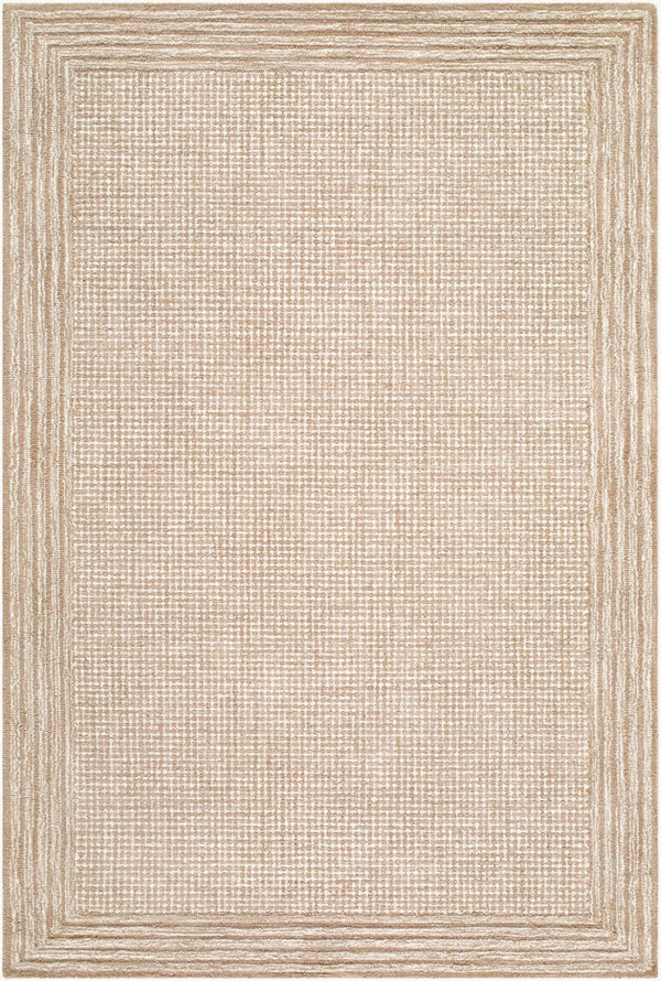 Livabliss Benchcraft Hand Tufted Wool Area Rug Farmhouse Cottage Style for Living Room Beige, Sandsto 5' x 7'6" BEC2302-576