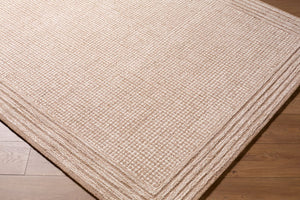 Livabliss Benchcraft Hand Tufted Wool Area Rug Farmhouse Cottage Style for Living Room Beige, Sandsto 9' x 12' BEC2302-912