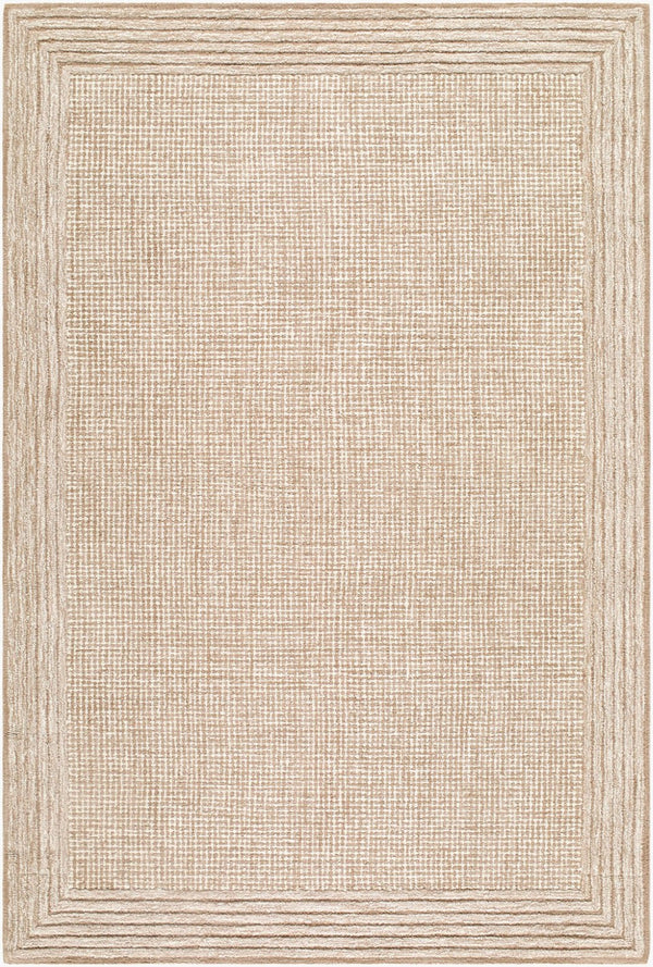 Livabliss Benchcraft Hand Tufted Wool Area Rug Farmhouse Cottage Style for Living Room Beige, Sandsto 6' x 9' BEC2302-69