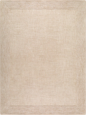Livabliss Benchcraft Hand Tufted Wool Area Rug Farmhouse Cottage Style for Living Room Beige, Sandsto 9' x 12' BEC2302-912