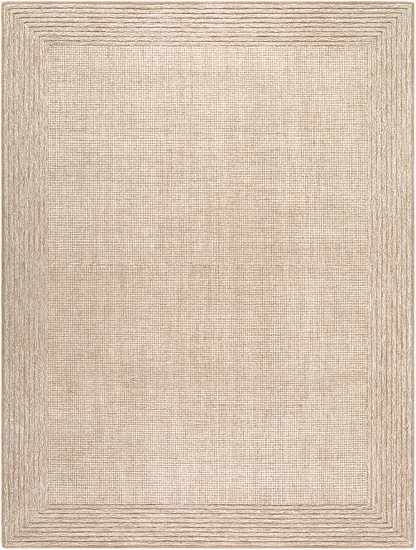 Livabliss Benchcraft Hand Tufted Wool Area Rug Farmhouse Cottage Style for Living Room Beige, Sandsto 9' x 12' BEC2302-912