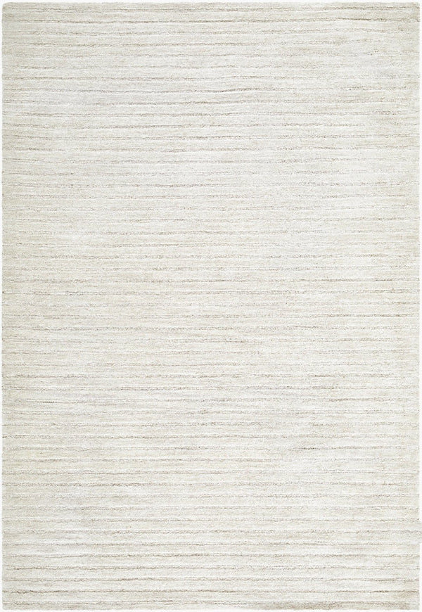 Livabliss Benchcraft Hand Tufted Pure Wool Area Rug Farmhouse Cottage Style for Living Rooms Ivory 5' x 7'6" BEC2304-576