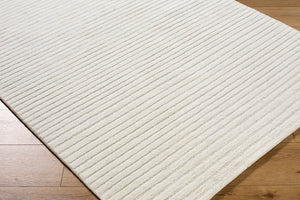 Livabliss Benchcraft Hand Tufted Pure Wool Area Rug Farmhouse Cottage Style for Living Rooms Ivory 9' x 12' BEC2304-912