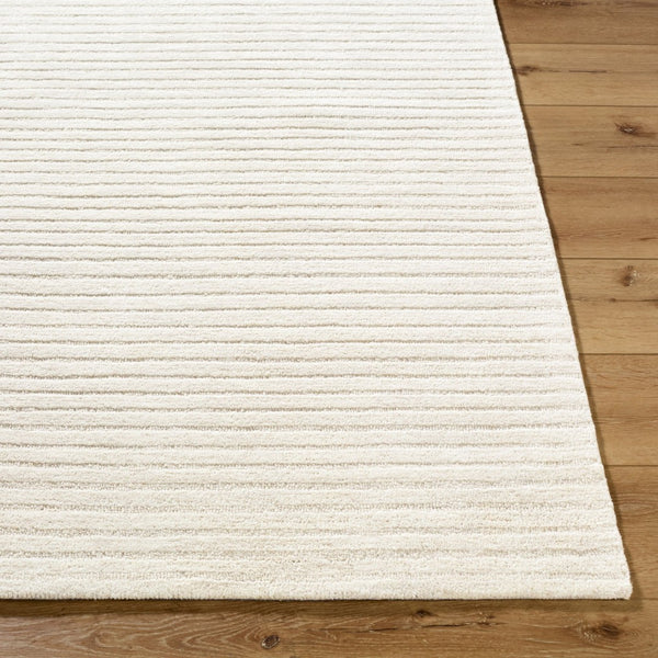 Livabliss Benchcraft Hand Tufted Pure Wool Area Rug Farmhouse Cottage Style for Living Rooms Ivory 9' x 12' BEC2304-912