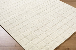 Surya Benchcraft Farmhouse Cottage Handmade Wool Rug 5' X 7'6" - Cozy, Rustic Design For Any Room 'Ivory Wool Bec2305-912
