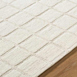 Surya Benchcraft Farmhouse Cottage Handmade Wool Rug 5' X 7'6" - Cozy, Rustic Design For Any Room 'Ivory Wool Bec2305-912