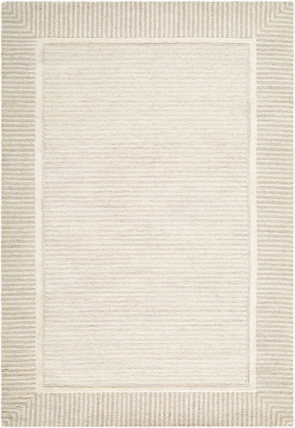 Livabliss Benchcraft Hand Tufted Wool Area Rug Farmhouse Cottage Style for Living Room Ivory, Light T 8' x 10' BEC2306-810