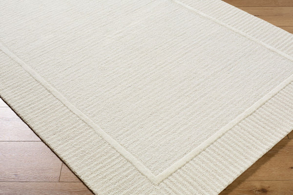 Surya Benchcraft Farmhouse Cottage Handmade Wool Rug 5' X 7'6" - Cozy, Rustic Design For Any Room 'Ivory Wool Bec2306-576