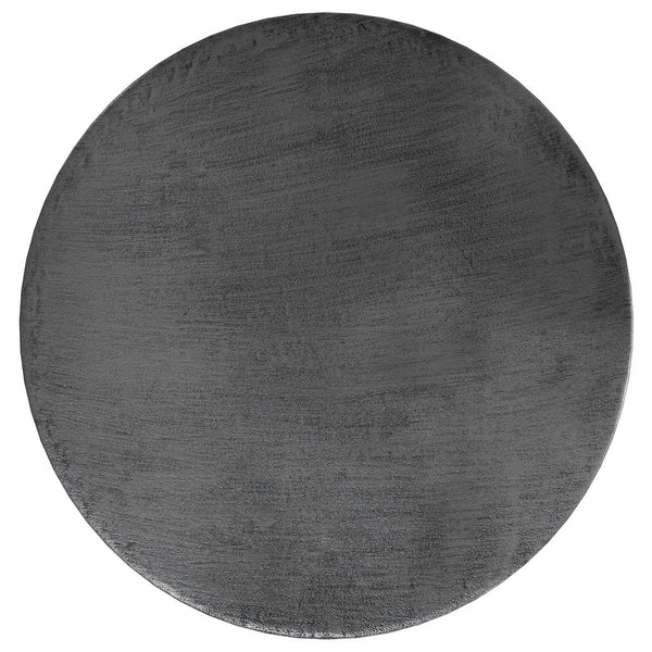 English Elm Johnsen Metal Coffee Table - Antique Silver Industrial Elegance For Living Room Or Cocktail Use B136P158941