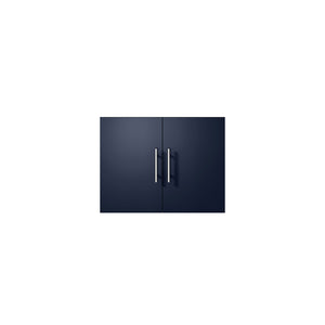 English Elm Navy Blue Bath Vanity 24" W X 22" D - Elegant Solid Wood Design With Soft-Close Storage Solution B2731P258559