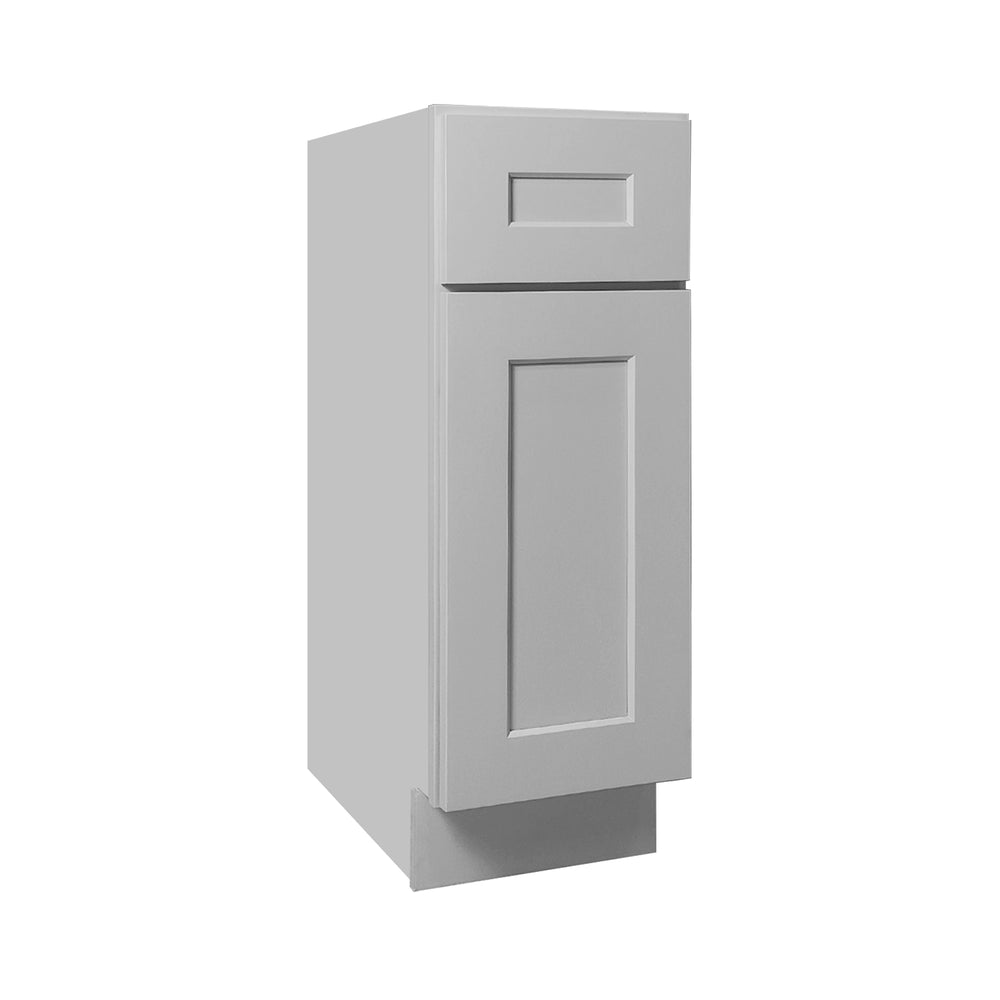 English Elm Light Gray Shaker Solid Wood Base Cabinet - Stylish Storage Solution For Kitchen, Laundry & Bath T2950P383082
