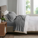 Sleep Philosophy Smart Cool Microfiber Casual Sheet Set SHET20-962 Grey