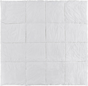 Surya Bedding Insert Duck Down Feather Fill Cotton Shell Breathable All Season Duvet Full/Queen Duvet Insert Rectangle BEDINSERT001-FQ