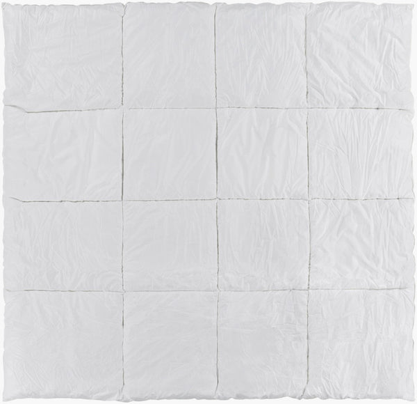 Surya Bedding Insert Duck Down Feather Fill Cotton Shell Breathable All Season Duvet Full/Queen Duvet Insert Rectangle BEDINSERT001-FQ