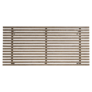 Bernhardt Bernhardt Marcona Slatted Cocktail Table With Anthracite Metal Base, 62"W Contemporary Centerpiece 473021