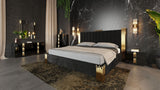 VIG Furniture Modrest Token Modern Black & Gold Bed VGVCBD815-BED