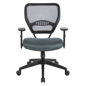 OSP Home Furnishings Professional Mesh Back Manager Chair with Lumbar Support Padded Seat and Synchro Tilt 5500-2M
