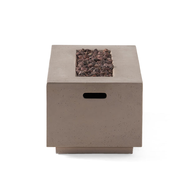 English Elm Mgo Concrete Propane Tank Cover Side Table for Modern and Industrial Interiors 59243.00WHI_63492.00LGRY-40K