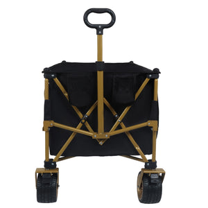 English Elm 51-inch Heavy Duty Steel Folding Utility Wagon with All-terrain Wheels and 480lb Capacity W2932P331764