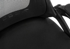 English Elm Office Juvenile Ergonomic Desk Chair with Breathable Mesh Back, Padded Seat, Swivel Mobility and Tilt Control Black 28 L x 13 W x 25 H B2710P219670