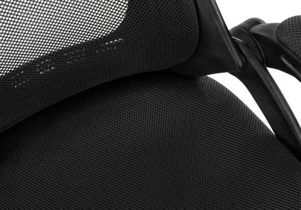 English Elm Office Juvenile Ergonomic Desk Chair with Breathable Mesh Back, Padded Seat, Swivel Mobility and Tilt Control Black 28 L x 13 W x 25 H B2710P219670