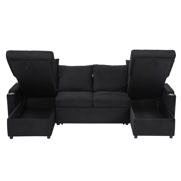 English Elm Swivel Barrel Accent Chair Chenille Tufted Round Club Seat for Living Room Lounge Black N719S002190B