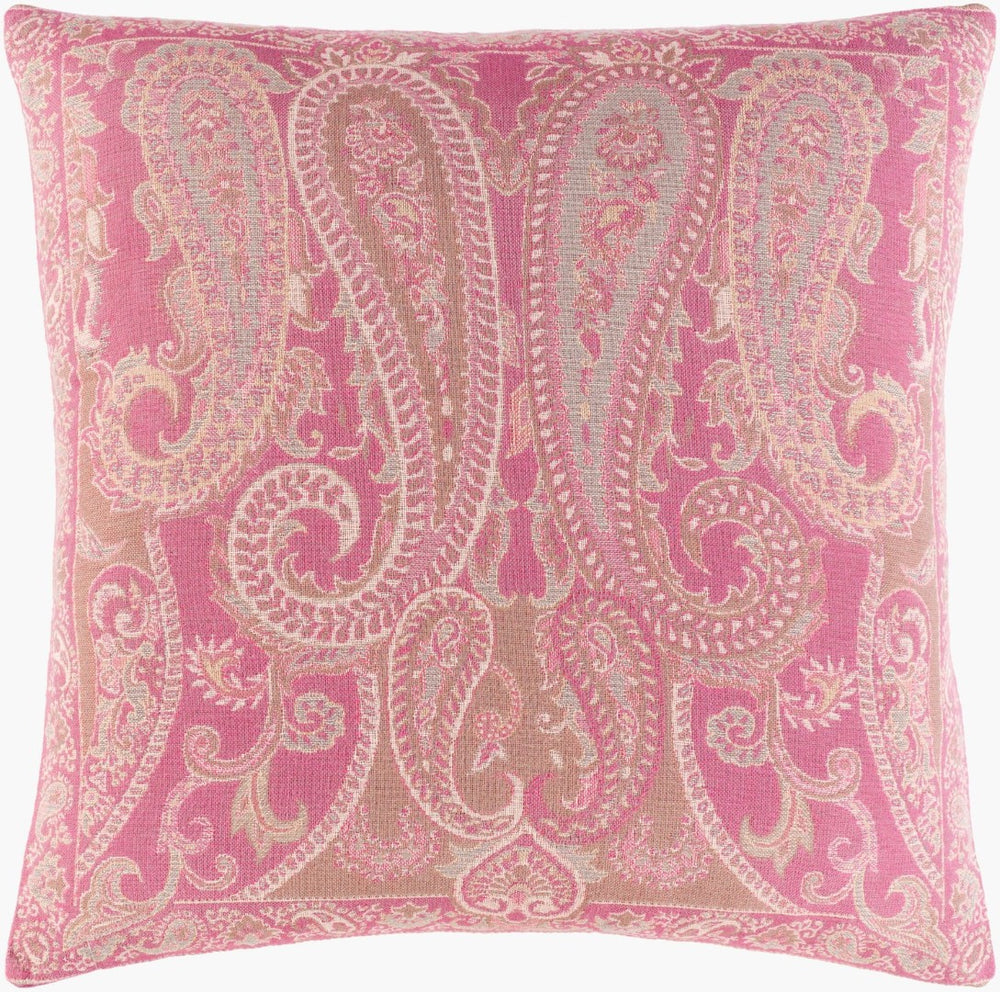 Surya Boteh Handcrafted Cotton Wool Blend Accent Pillow with Artisan Teardrop Motif BEH002-2020P