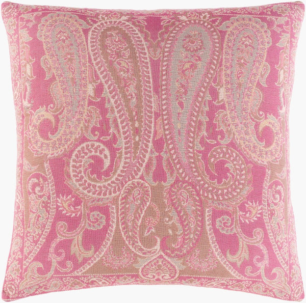 Surya Boteh Handcrafted Cotton Wool Blend Accent Pillow with Artisan Teardrop Motif BEH002-2020P