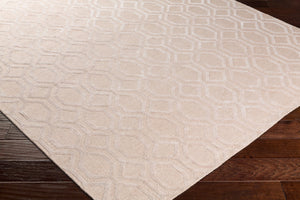 Surya Belvoire Handmade 2' X 3' Linen Rug – Unique Indian Craftsmanship For Elegant Home Decor & Style Blush Linen Bel3002-69