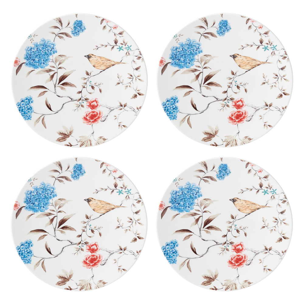 Lenox Sprig & Vine 4-Piece Accent Plate Set Multi, WHITE PORCELAIN 890735