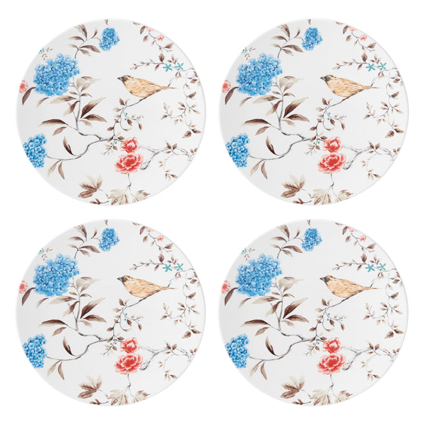 Lenox Sprig & Vine 4-Piece Accent Plate Set Multi, WHITE PORCELAIN 890735